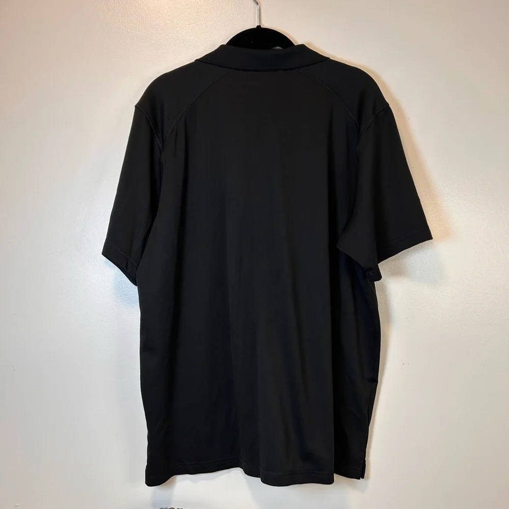 The North Face Horizon‎ Men's Black Polo Shirt with Red Logo Size XL